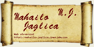 Mahailo Jaglica vizit kartica